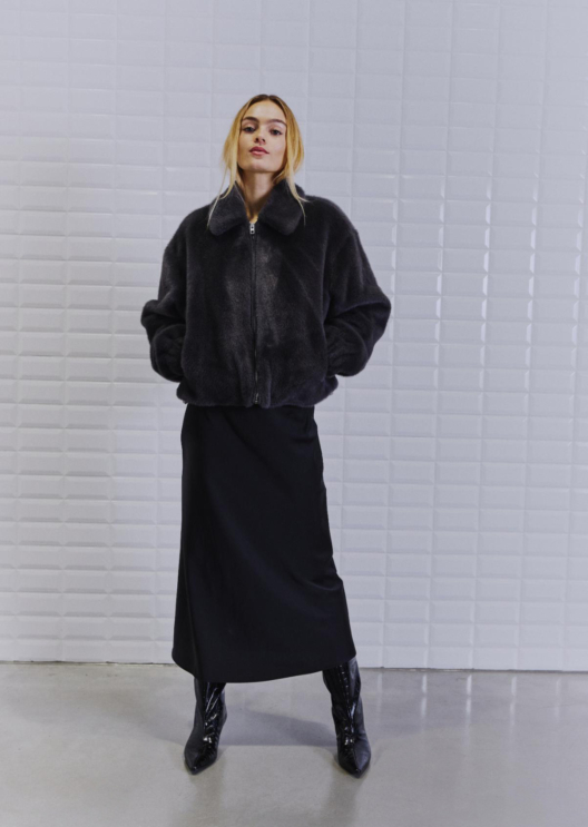 WBLNOHR FAUX FUR JACKET