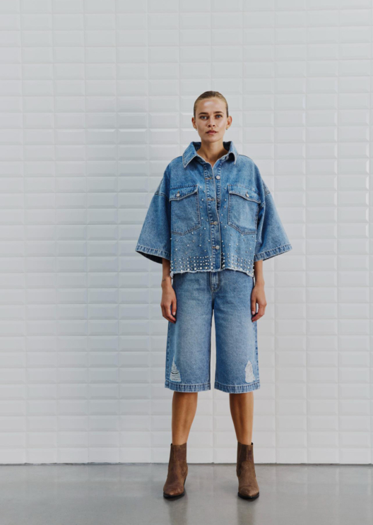 WBLWONDER SS PEARL DENIM JKT