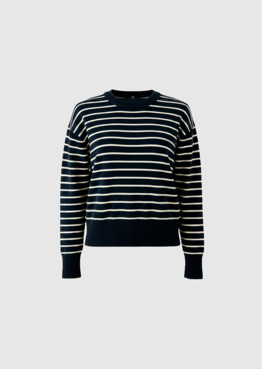 WBLBARBARA LS STRIPED PULLOVER