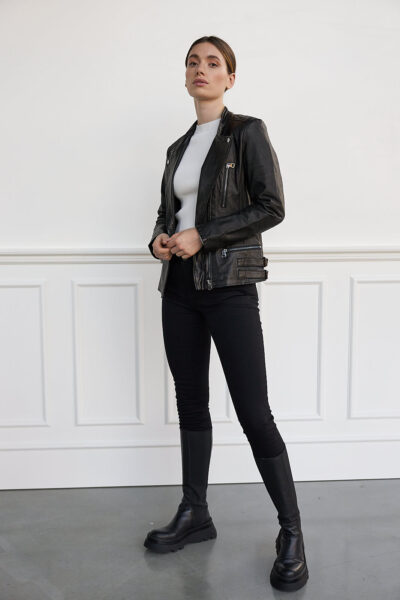 WBLLEXI REAL LEATHER JACKET