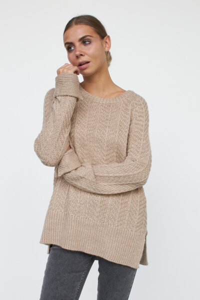 WBLMATHILDA CABLE LS  PULLOVER