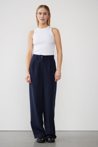 WBLRUBY WIDE PLEATED PANTS