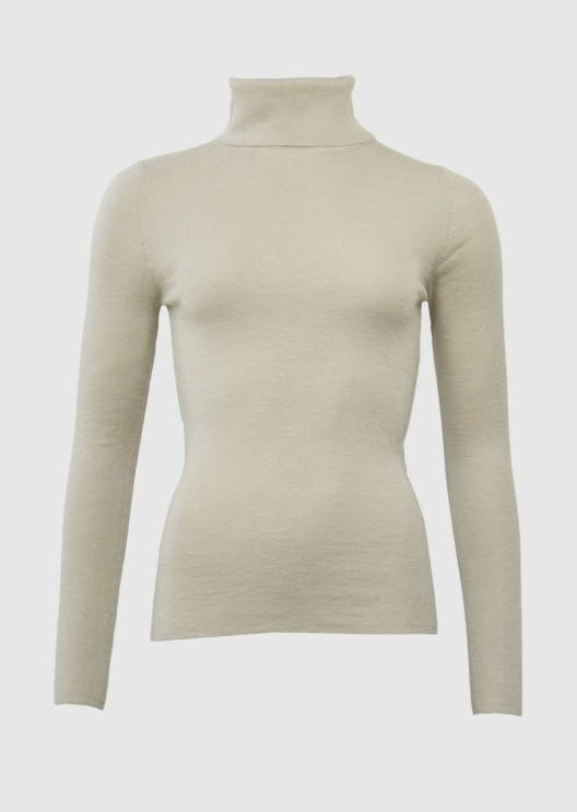 WBLTESSA LS WOOL TURTLENECK