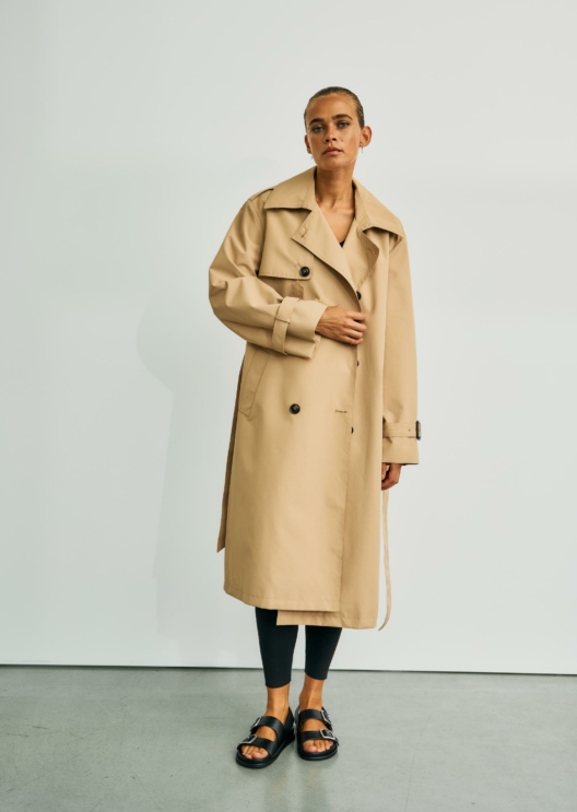 WBLLANE MIDI TRENCHCOAT