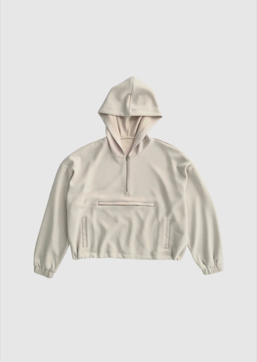 SLALBA HOOD ZIP SWEAT