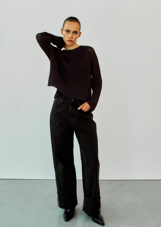WBLINDIANA LS O-NECK CARDIGAN