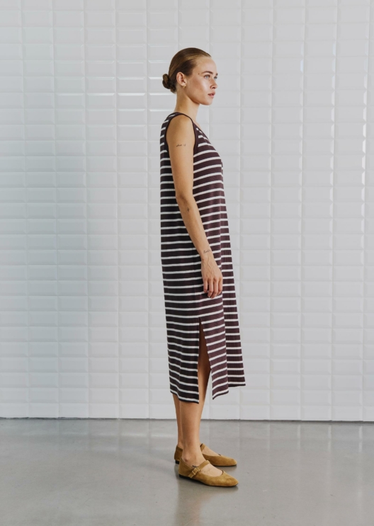 WBLDORDI STRIPED TANK DRESS
