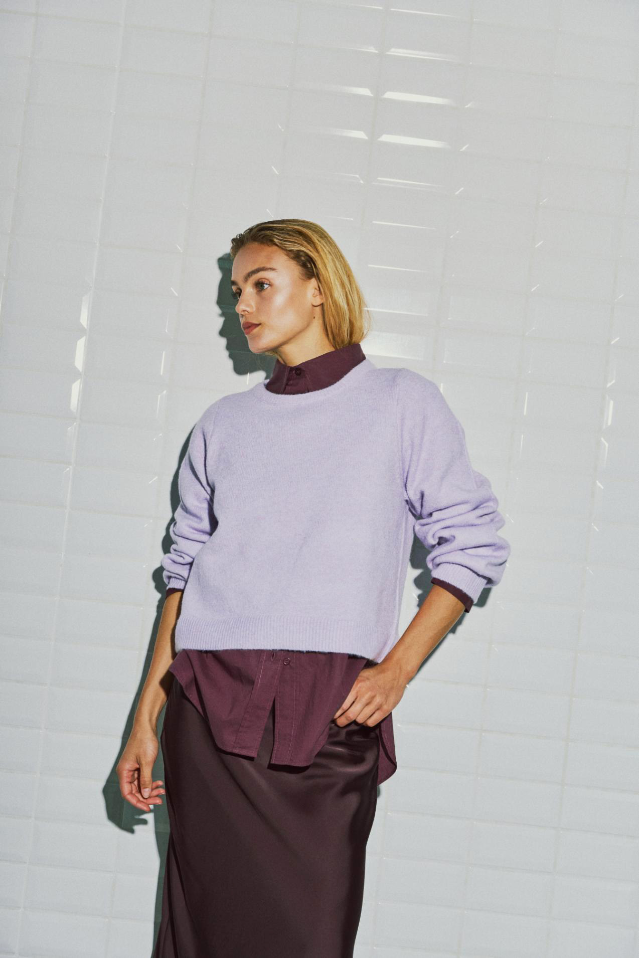 Strik: WBLIZA LS PULLOVER (Størrelse: XS)