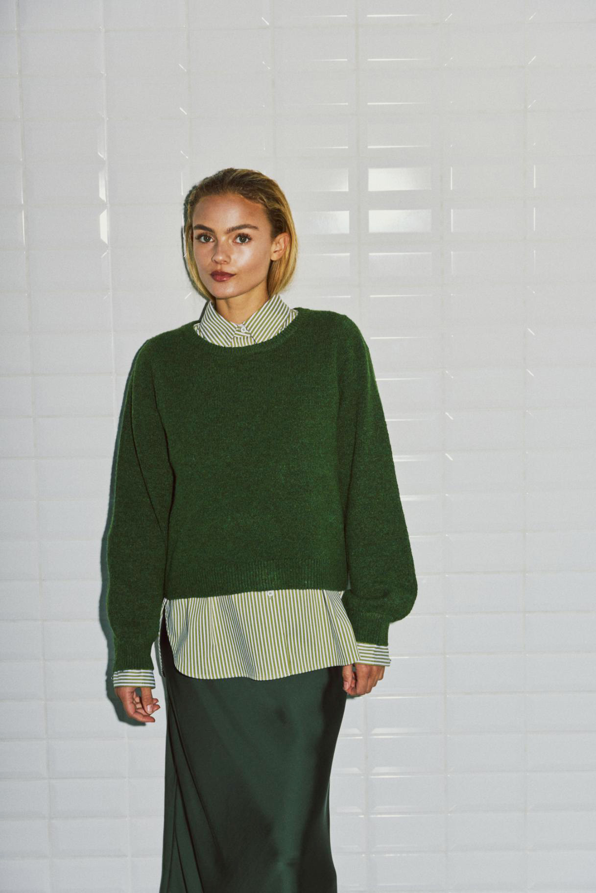 Strik: WBLIZA LS PULLOVER (Størrelse: M)
