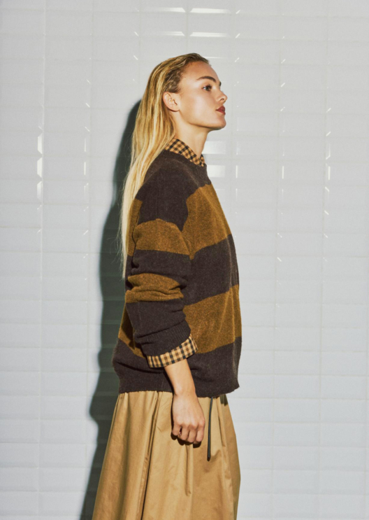 WBLIZA LS STRIPE PULLOVER