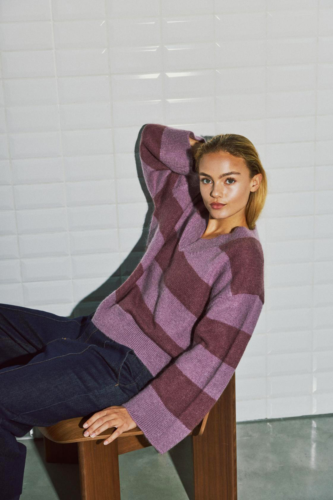 Strik: WBLNIKITA LS PULLOVER (Størrelse: XL)