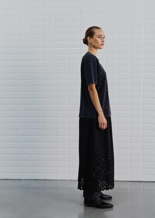 WBLLAUREN PEARL SS TEE