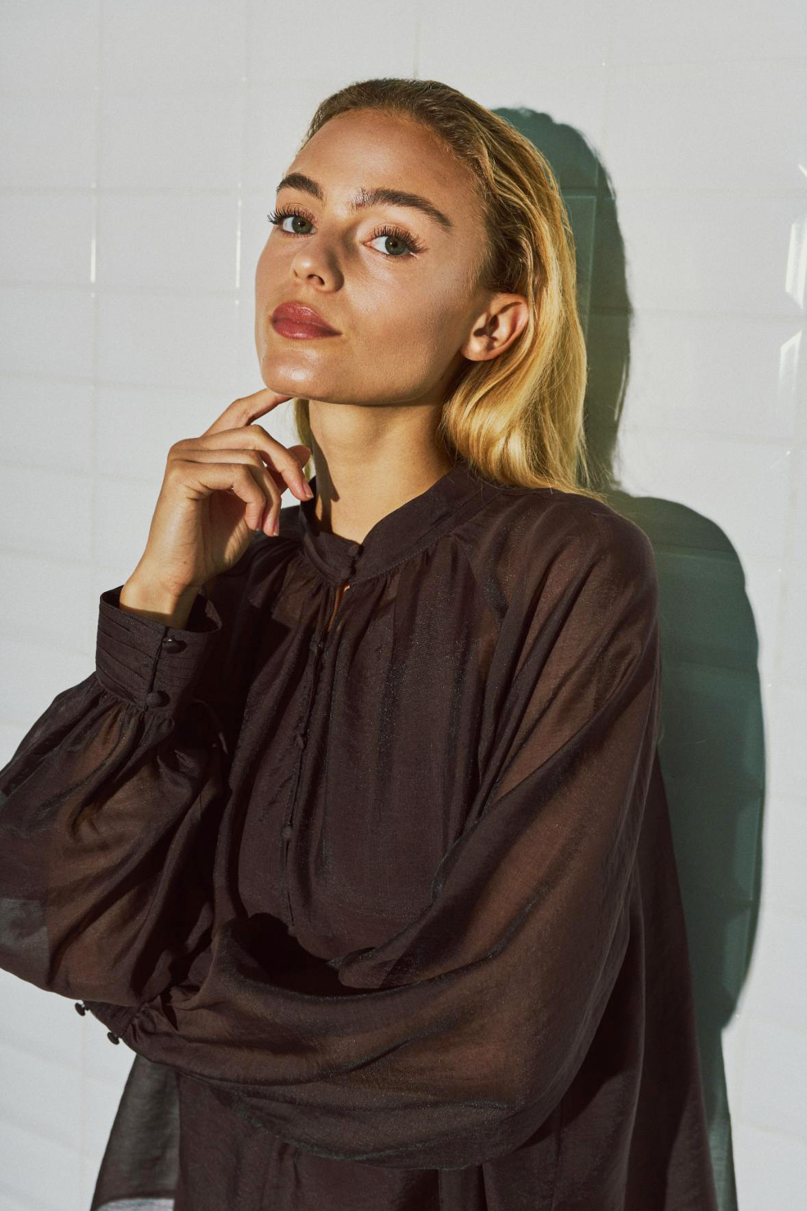 Bluser: WBLELVIRA LS BLOUSE (Størrelse: XS)