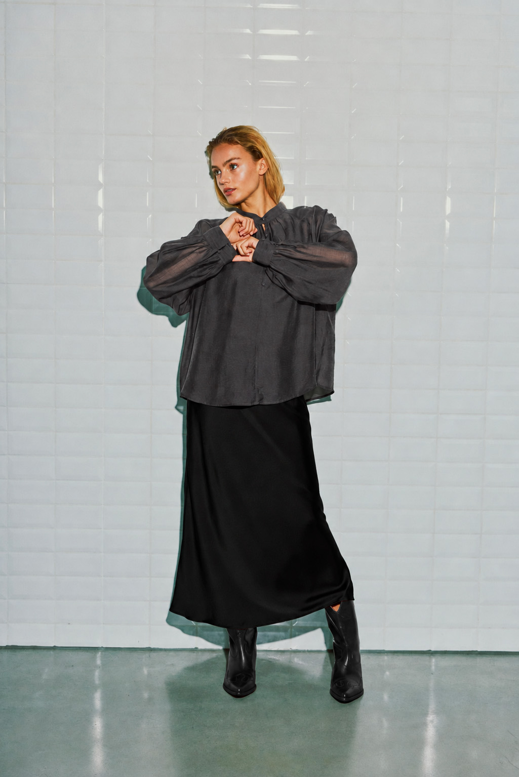 Bluser: WBLELVIRA LS BLOUSE (Størrelse: XS)