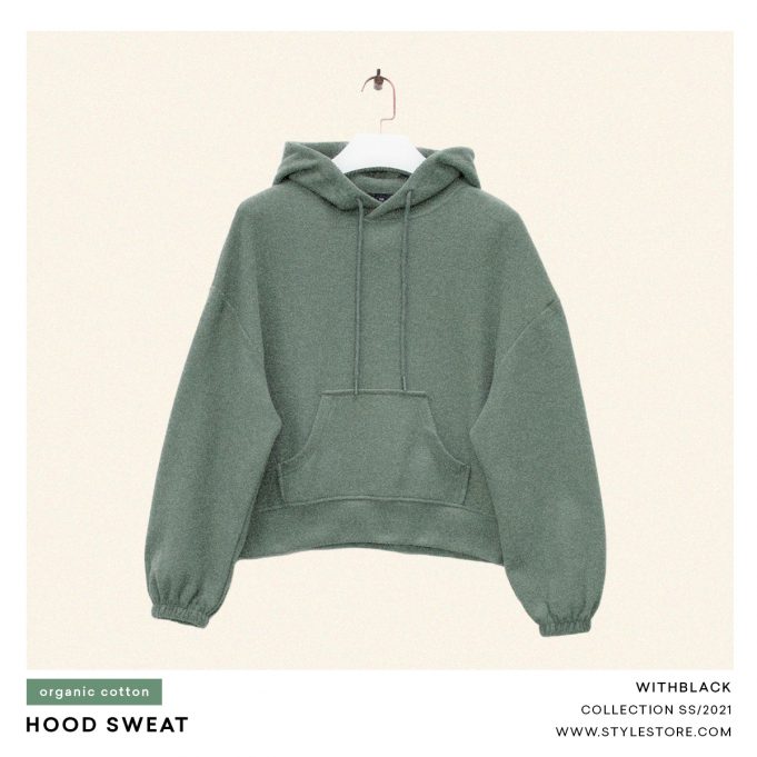 Grüner Hoodie, Frauen