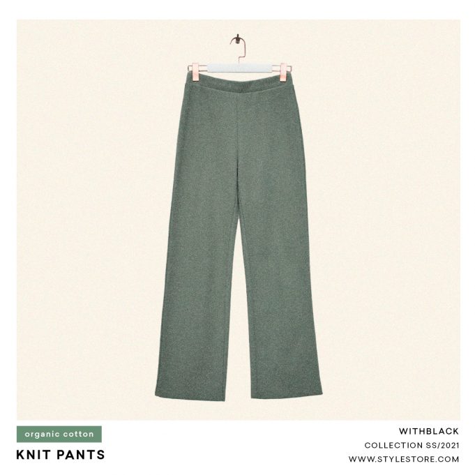 Grüne Strickhose, Frauen