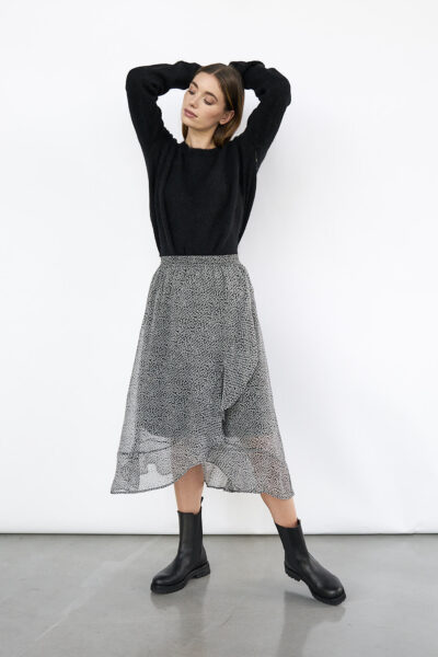 WBLMELISSA ROME WRP MIDI SKIRT