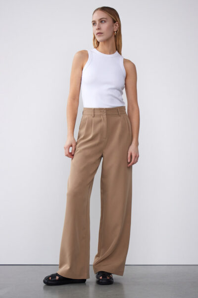 WBLRUBY WIDE PLEATED PANTS
