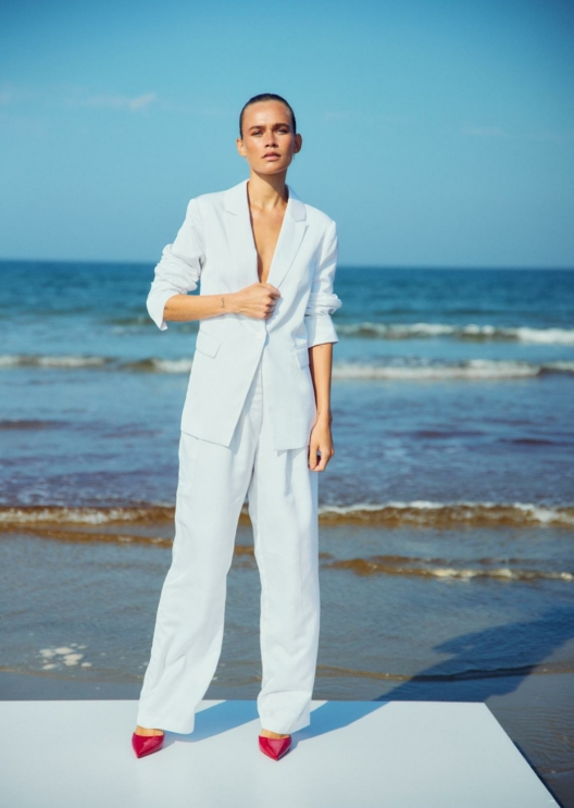 WBLSELMA WIDE LINEN PANT
