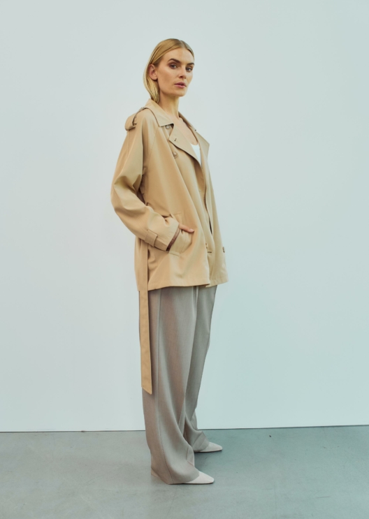 WBLVANESSA SHORT TRENCH COAT