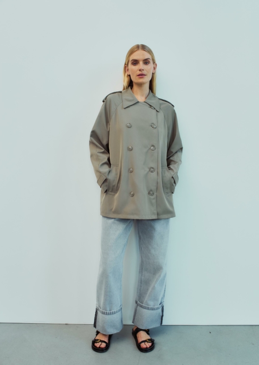 WBLVANESSA SHORT TRENCH COAT