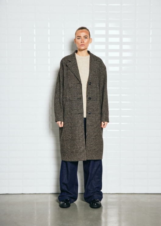 WBLVISTA CHECKED COAT