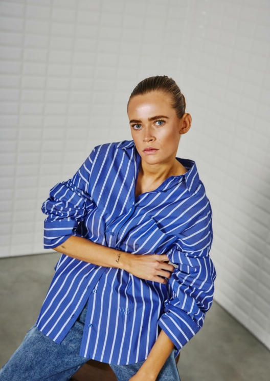 WBLNOLAN LS STRIPE SHIRT