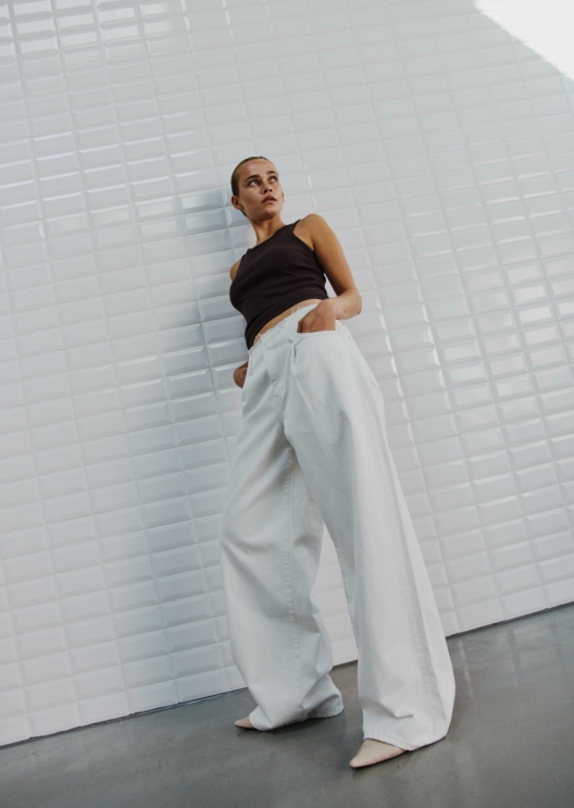 WBLANGELINA HW WIDE PANT