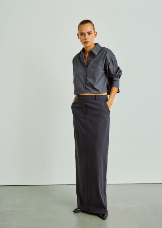 WBLSHORTY LS CROPPED SHIRT