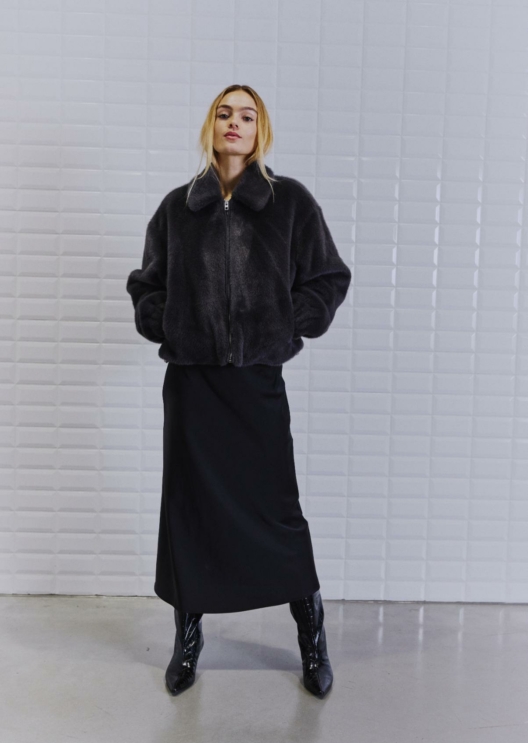 WBLNOHR FAUX FUR JACKET