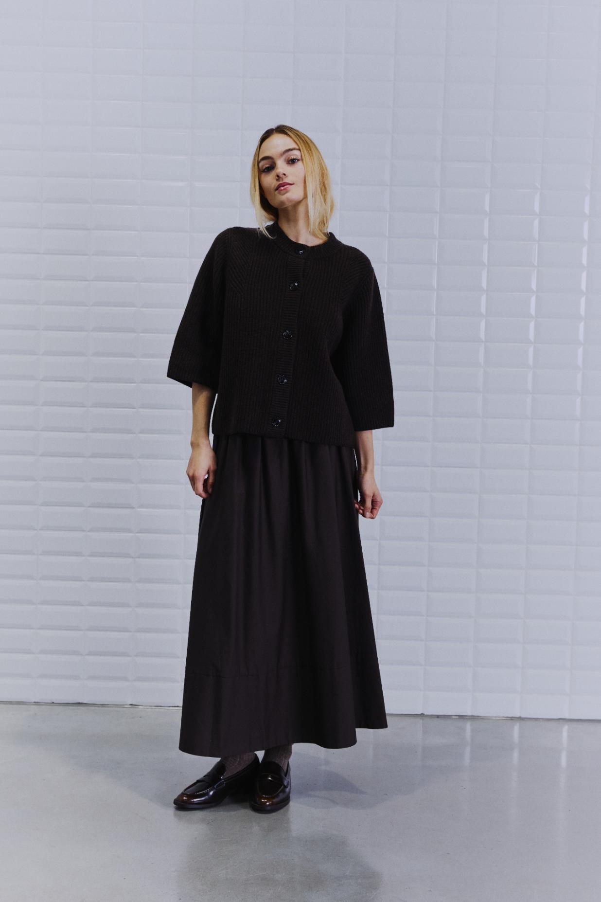 Cardigans: WBLVIVIANNA HS SLEEVE CARDIGAN (Size: L)