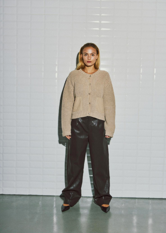 WBLNORAH LS CONTRAST CARDIGAN