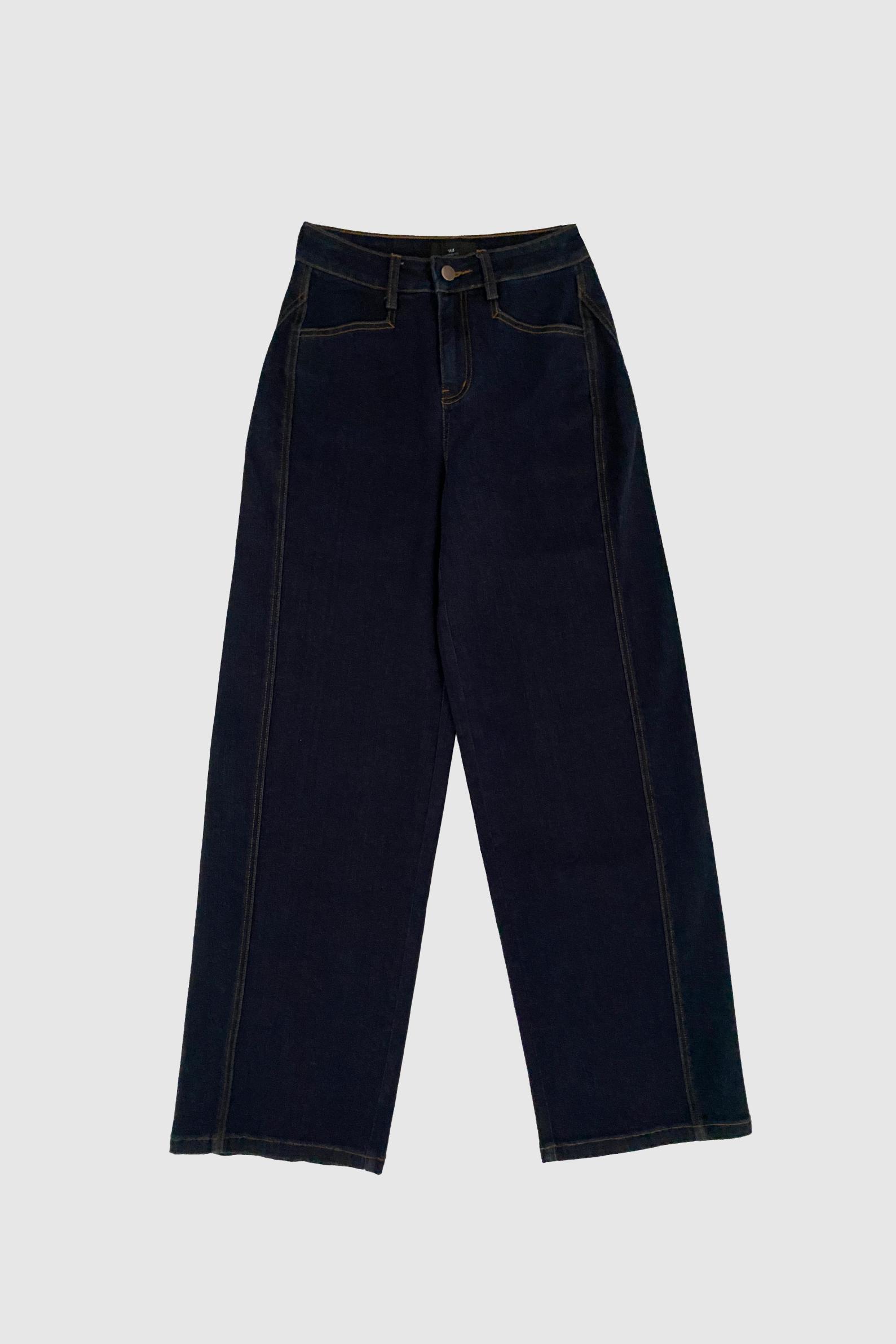 Jeans: WBLSHIRLEY HW WIDE JEANS (Size: S)