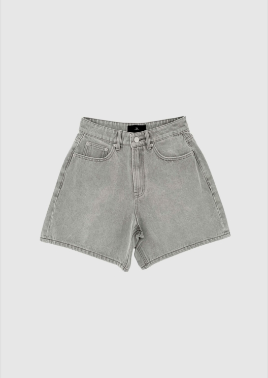 WBLKAROLINA GREY DENIM SHORTS