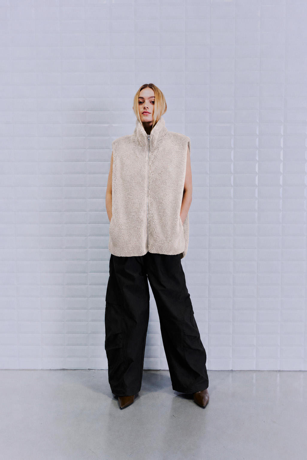 Jacken: WBLPERNILLE PILE WAISTCOAT (Size: S)