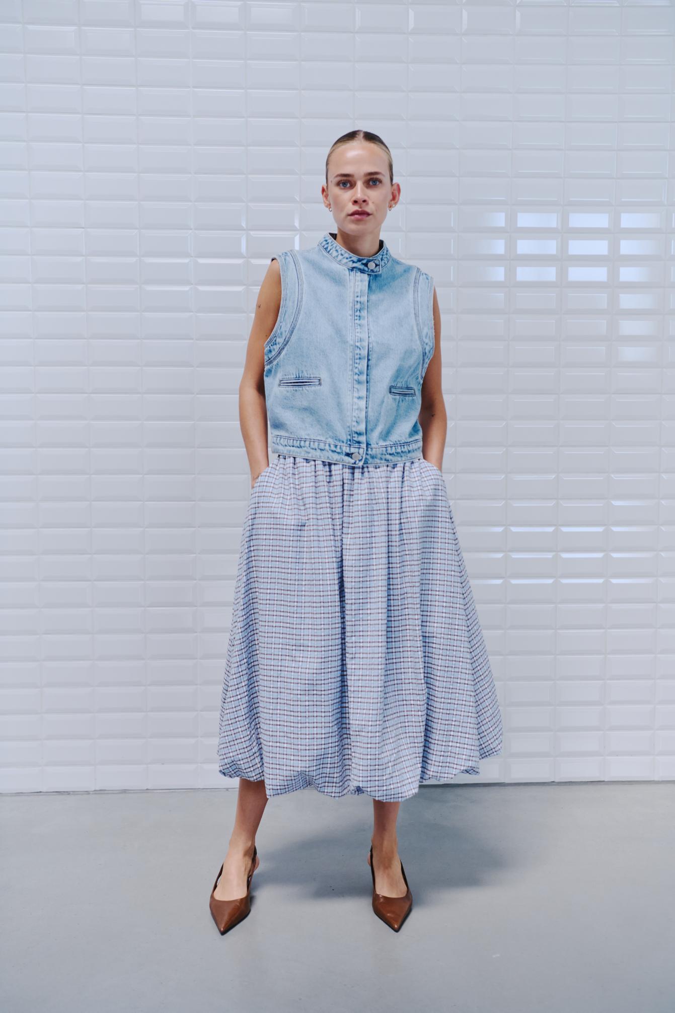 Röcke: WBLBECKEY CHECKED BALLON SKIRT (Size: XS)