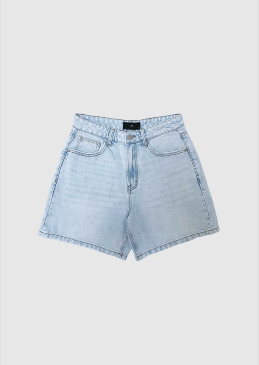 WBLKAROLINA MW DENIM SHORTS