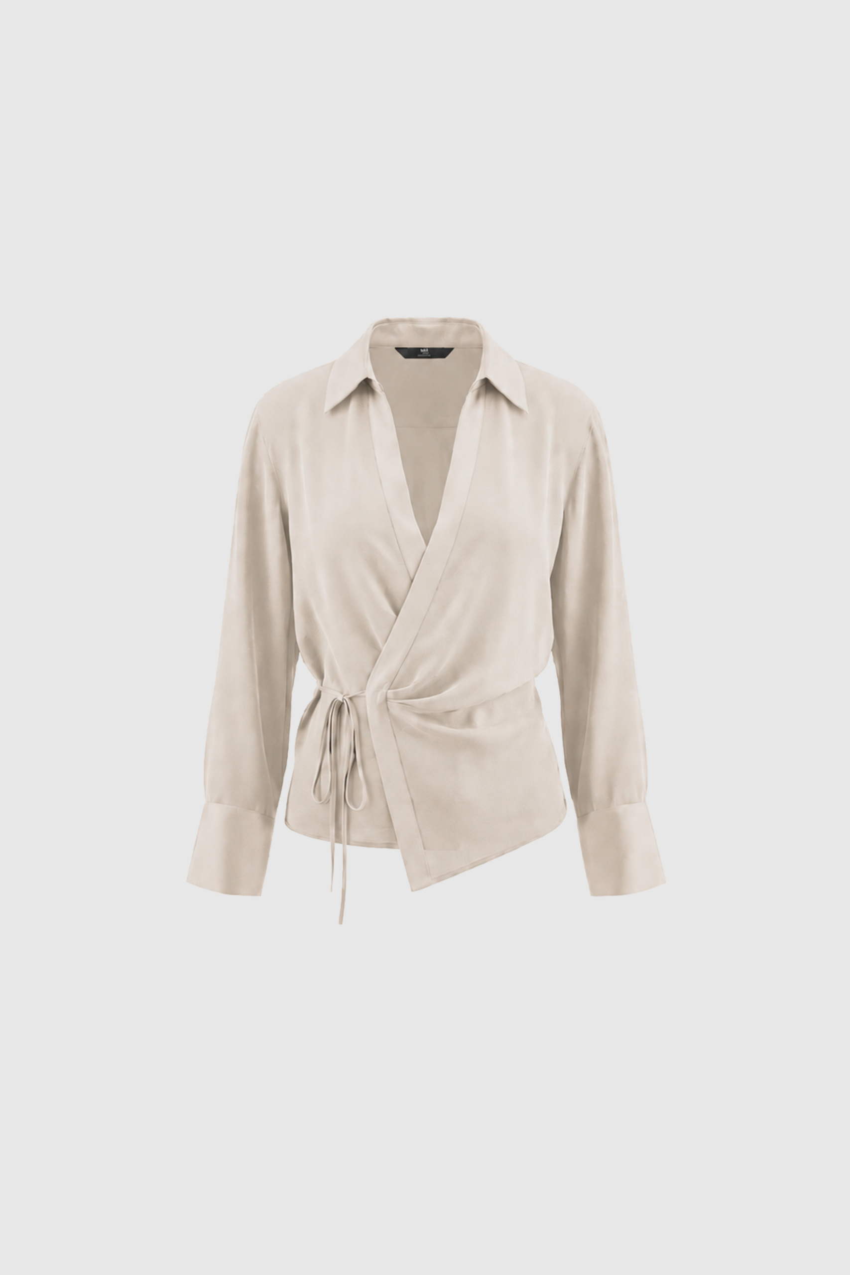 Tops: WBLJEN LS WRAP TOP (Size: L)