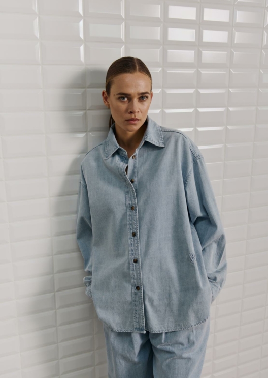 WBLFRANCISCA LS DENIM SHIRT