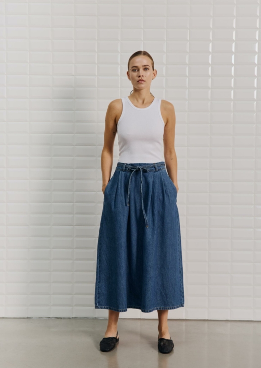 WBLPENELOPE DENIM MAXI SKIRT