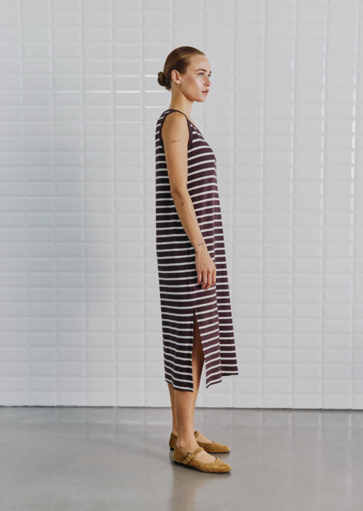 WBLDORDI STRIPED TANK DRESS