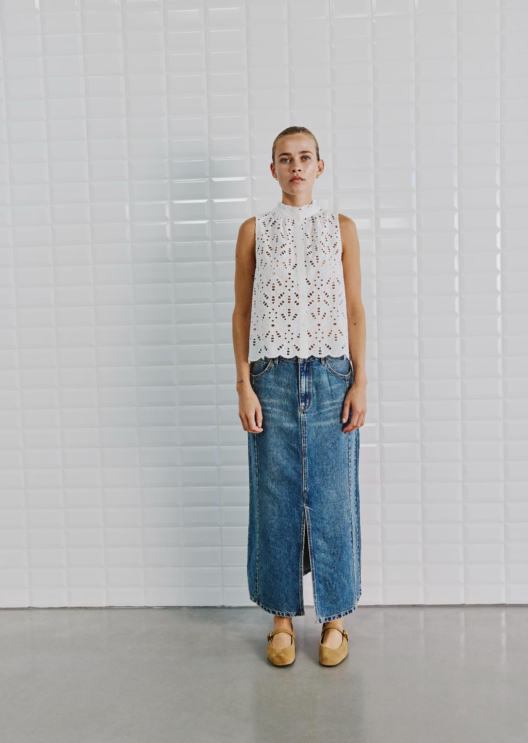 WBLKAROLINA BLUE DENIM SKIRT