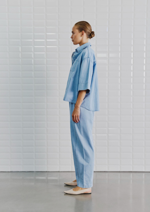 WBLZOFIA WIDE DENIM PANT