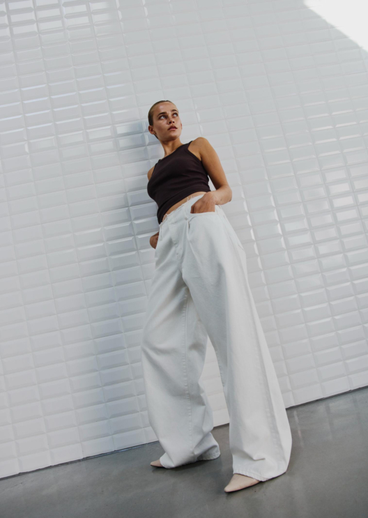 WBLANGELINA HW WIDE PANT