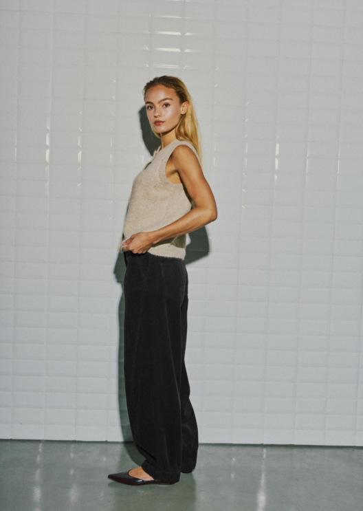 WBLBELINI CORD BARREL PANT
