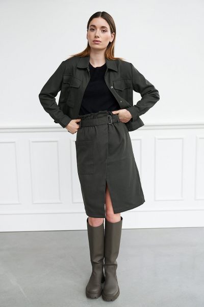 WBLJANE PAPERBAG POCKET SKIRT