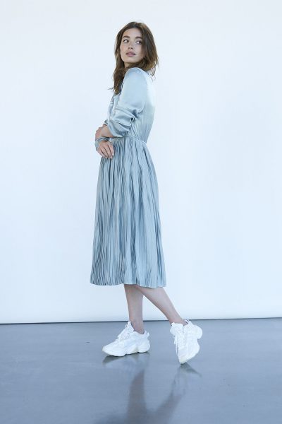WBLELIEEN MARTA LS MIDI DRESS