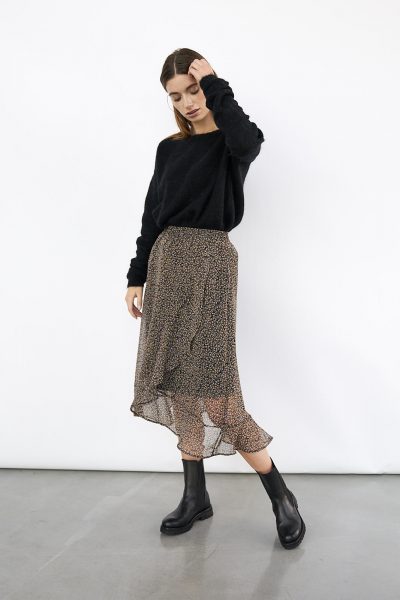 WBLMELISSA ROME WRP MIDI SKIRT