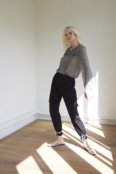 WBLSAMANTHA ROME BOW AOP TOP