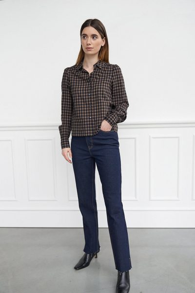 WBLCAMILLE LS CHECK SHIRT